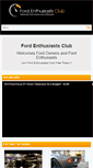 Mobile Screenshot of fordenthusiastsclub.com
